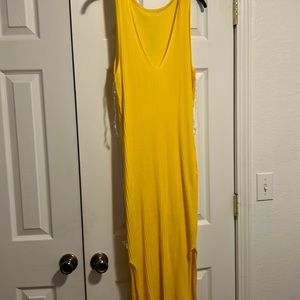 Sleeveless sweater dress